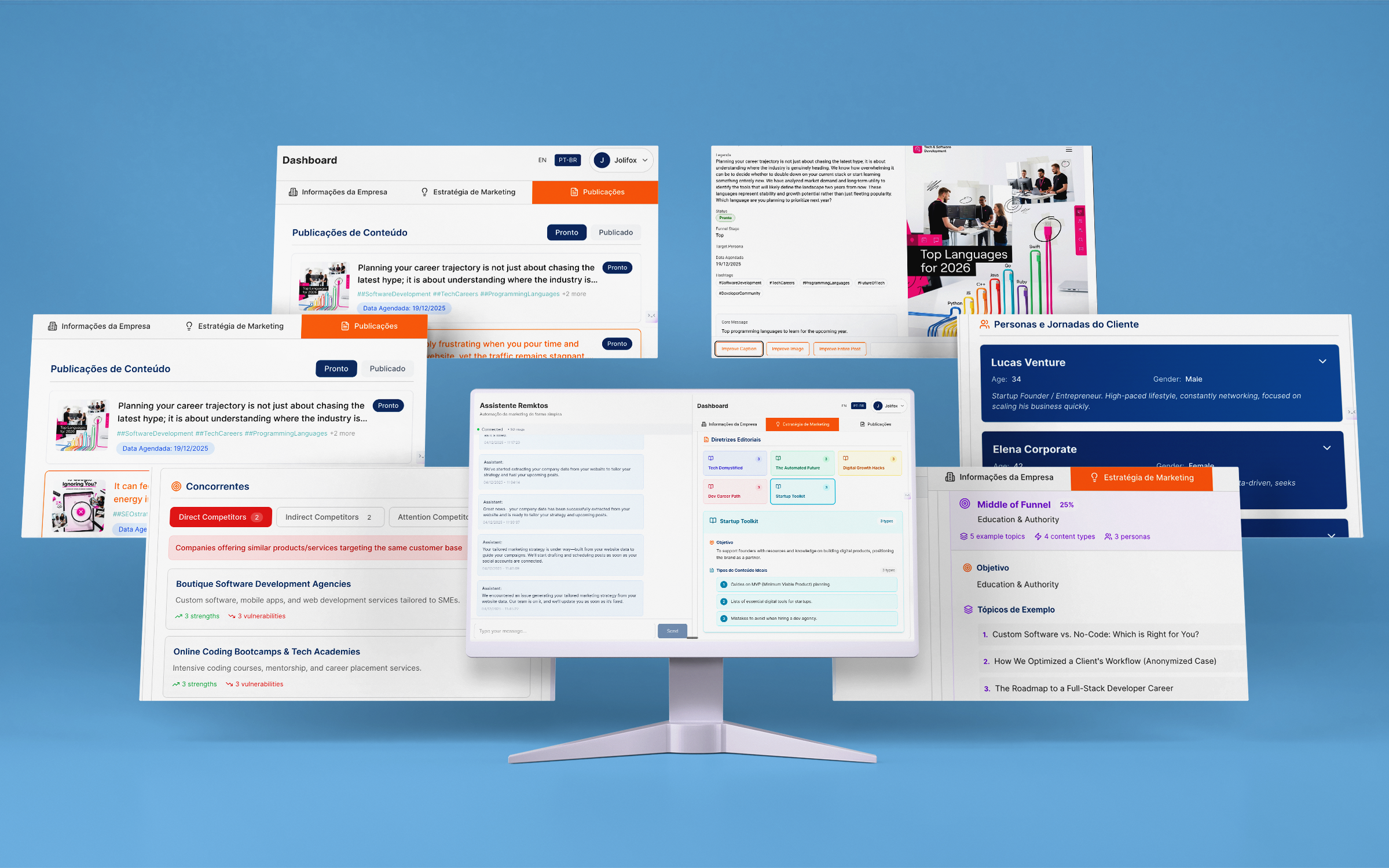REMKTOS Dashboard Preview